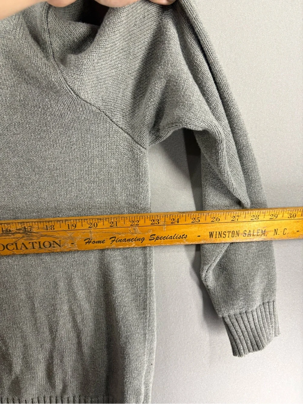 Polo Ralph Lauren Men Sweater Gray Quarter Zip Size XL Pony Retro